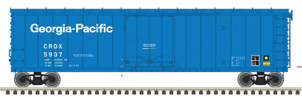 Atlas HO 50' PLUG DOOR BOX CAR - GEORGIA PACIFIC (CRDX) #5934 - ATL20004645