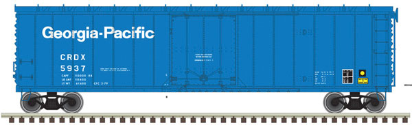 Atlas HO 50' PLUG DOOR BOX CAR - GEORGIA PACIFIC (CRDX) #5937 - ATL20004646