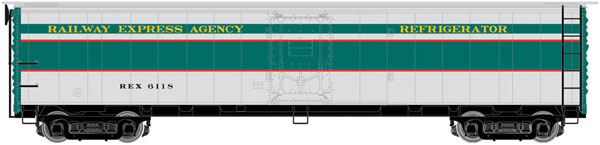 Atlas HO ACF Steel Express Reefer, REA/1947 #6362 - ATL20005348