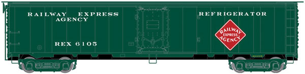 Atlas HO ACF Steel Express Reefer, REA/Mid 1950s #6414 - ATL20005352