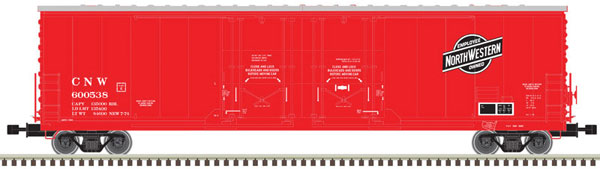 Atlas HO Evans DD Plug Door Box,C&NW/Green/White #600556 - ATL20005415