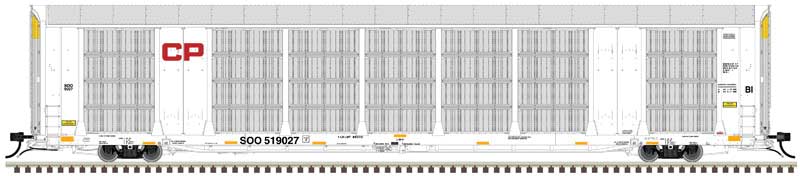 Atlas HO Gunderson Multi-Max Auto Rack, CP/SOO #519027 - ATL20005666