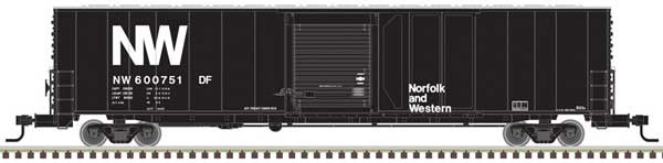 Atlas HO 60' Single Door Auto Box, N&W #600788 - ATL20005680