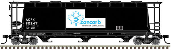 Atlas HO ACF 3-Bay Cylindrical Hopper, Cancarb #60247 - ATL20005776