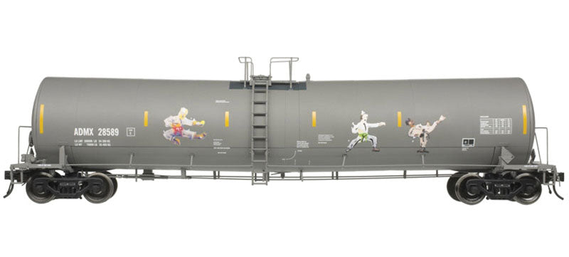 Atlas HO Trinity 25,500 GAL Tank Car - ADMX (Kung-Fu Graffiti) #28589 - ATL20006351