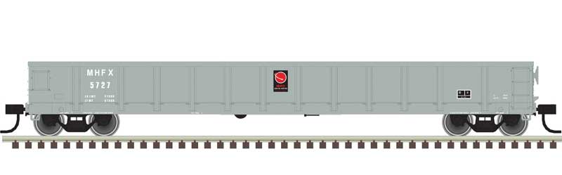 Atlas Evans 52' Gondola - Ready to Run -- MHF Logistic Solutions 5727 (gray) - ATL20006865
