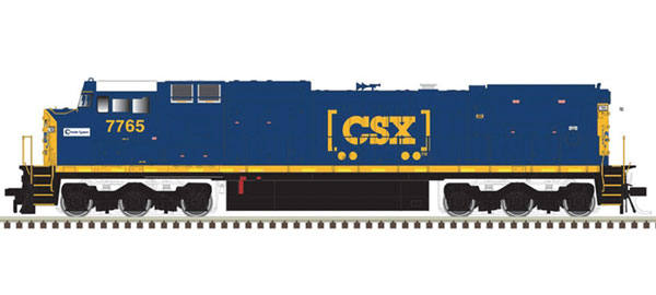 Atlas GE Dash 8-40CW CSX-Style Cab and Body - LokSound and DCC - Master(R) Gold -- CSX 7765 (blue, yellow, Boxcar Logo, Chessie Heritage Decal) - ATL40004220