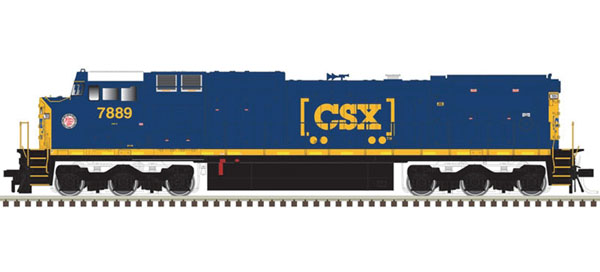 Atlas GE Dash 8-40CW CSX-Style Cab and Body - LokSound and DCC - Master(R) Gold -- CSX 7889 (blue, yellow, Boxcar Logo, ACL Heritage Decal) - ATL40004221