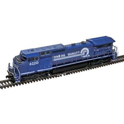 Atlas N GE Dash 8-40CW - Sound and DCC - Master(R) Gold -- Conrail (CR) #6215 (blue, white, black, Quality Logo)