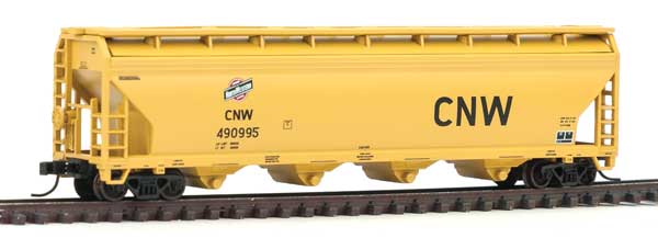 Atlas N Trainman 5250 Covered Hopper, C&NW #490995 - ATL50003516