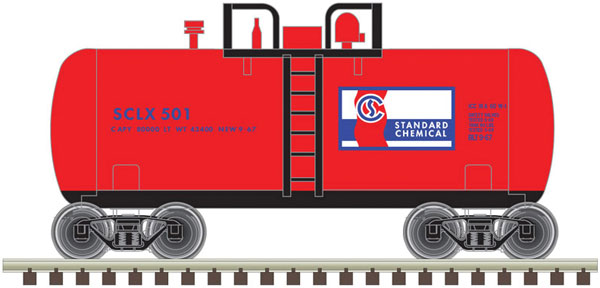 Atlas N Trainman Beer Can Tank, Standard Chemical #512 - ATL50005010
