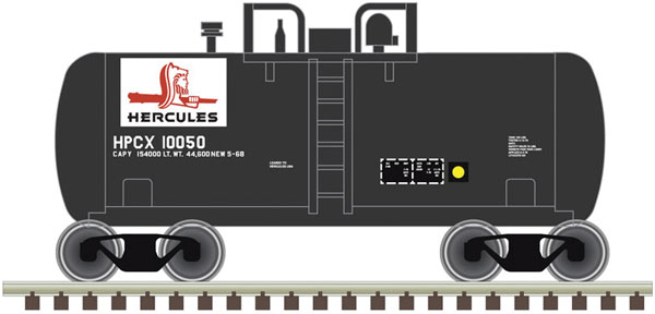 Atlas N Trainman Beer Can Tank, Hercules #10052 - ATL50005022