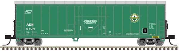 Atlas NACC 50' Smooth-Side RBL Insulated Boxcar - Ready to Run - Master(R) -- Ashley, Drew & Northern #5104 (green, black) - ATL50005141