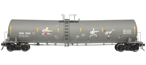 Atlas N Trinity 25,500 GAL Tank Car - ADMX (Kung-Fu Graffiti) #28589 - ATL50005686