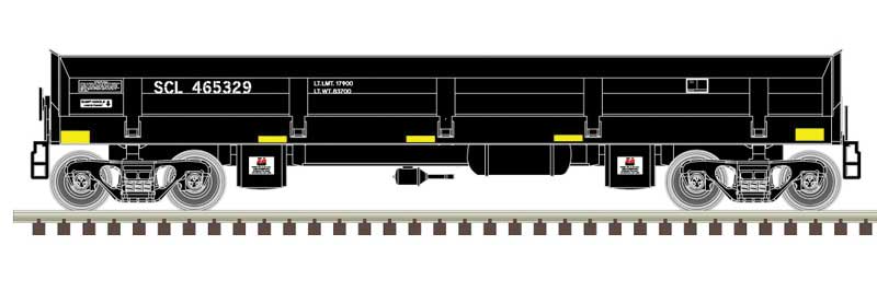 Atlas N Difco Side-Dump Car - Ready-to-Run - Master(R) -- Seaboard Coast Line 465329 (black)