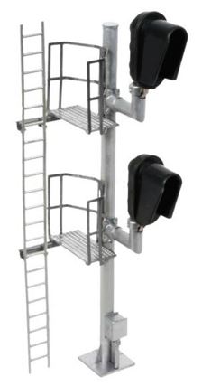 Atlas HO Signal/Hooded Modern, Double Head RH - ATL70000097