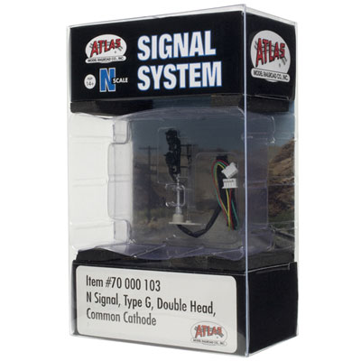 Atlas 70000103 N All Scales Signal System -- Double-Head Type G Signal