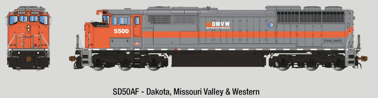 Aurora Miniatures HO GMDD SD50AF DMVW 5500 DCC / Sound