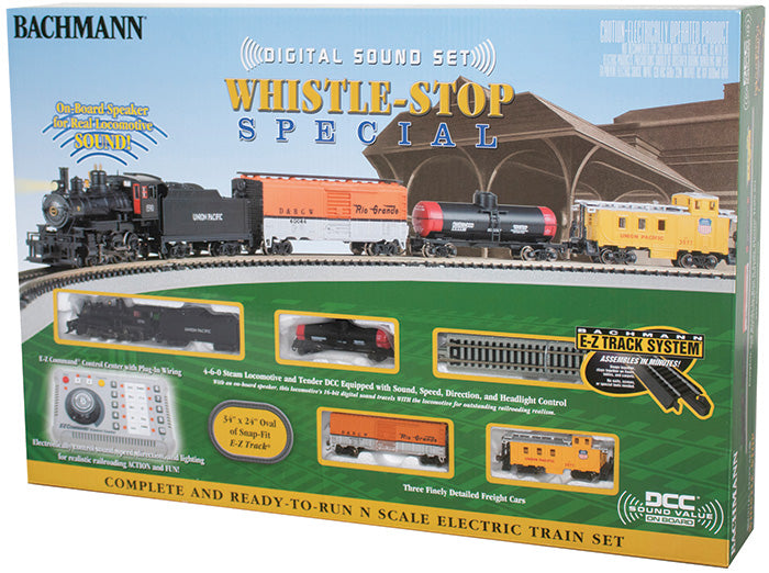 Bachmann N-Scale Steam Train Set - Sound and DCC -- Union Pacific - BAC24133