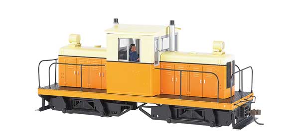 Bachmann Trains Whitcomb 50-Ton Center-Cab w/DCC - Spectrum(R) -- Painted, Unlettered (orange, cream) - BAC29202