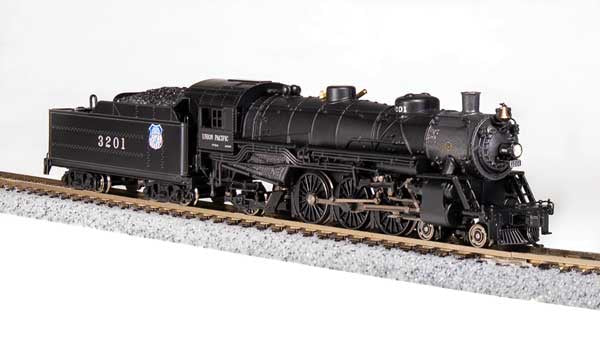 Broadway Limited 10414 N USRA 4-6-2 Light Pacific - Sound and DCC - Paragon4(TM) -- Union Pacific #3200 (black, graphite, Overland Logo on Tender)