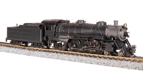 Broadway Limited 10418 N USRA 4-6-2 Light Pacific - Sound and DCC - Paragon4(TM) -- Painted, Unlettered (black, graphite)