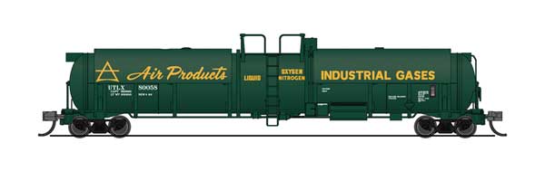 Broadway Limited N Cryogenic Tank Car, Air Products (2) - BLI3823
