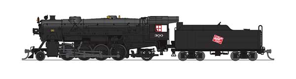Broadway Limited N Heavy Mikado 2-8-2 w/DCC & Paragon3, MILW #300 - BLI5708