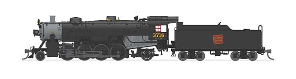 Broadway Limited N Light Mikado 2-8-2 w/DCC & Paragon3, CN #3716 - BLI5722