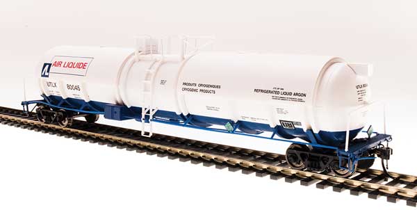 Broadway Limited Cryogenic Tank Car, Air Liquide, 2-pack , HO - BLI6311