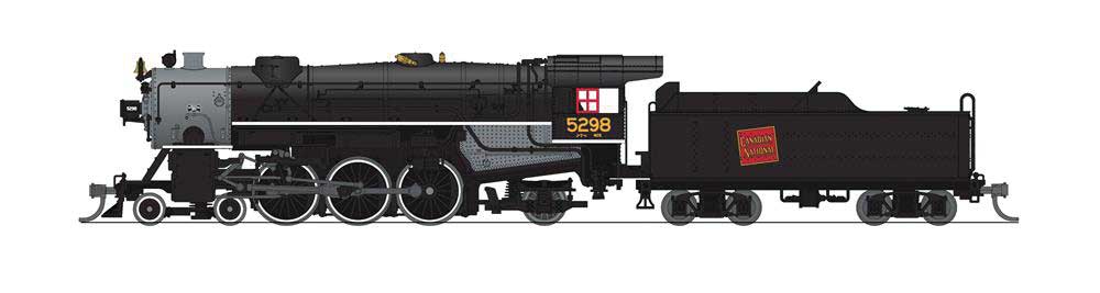 Broadway Limited USRA 4-6-2 Heavy Pacific - Sound and DCC - Paragon4(TM) -- Canadian National #5300 (black, graphite, red) - BLI6930
