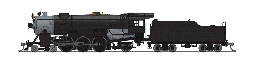 Broadway Limited N, 4-6-2, USRA Heavy Pacific, Paragon4, Unlettered - BLI6935