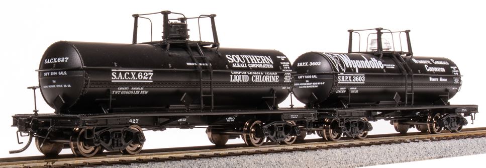 Broadway Limited HO, 6000 Gallon Tank, 1950s 2pk B South Alk, Wyand - BLI7664