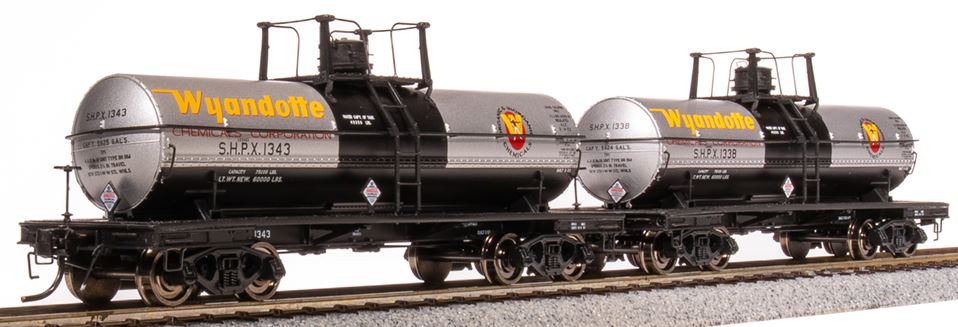Broadway Limited HO, 6000 Gallon Tank, Wyandotte, 2-pack - BLI7678