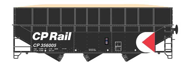 Bowser 70 Ton Wood Chipper Car Ready to Run HO CPR 356009 - BOW42589