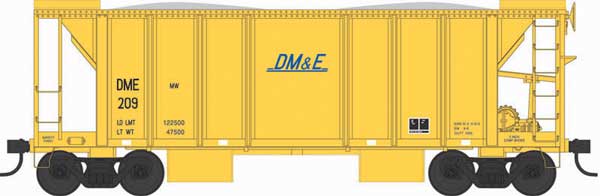 Bowser HO 70-Ton 2-Bay Ballast Car, DM&E #209 - BOW43133