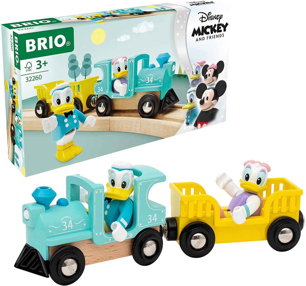 Brio Donald & Daisy Duck train - BRIO32260