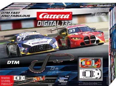 Carrera Digital 1:32 DTM Fast and Fabulous Slot Car Set - CAR30030