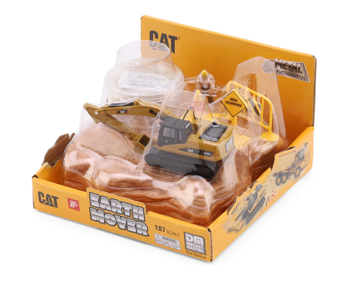 Diecast Masters Earth Mover 1/87 Cat® M318D Wheel Excavator Playset