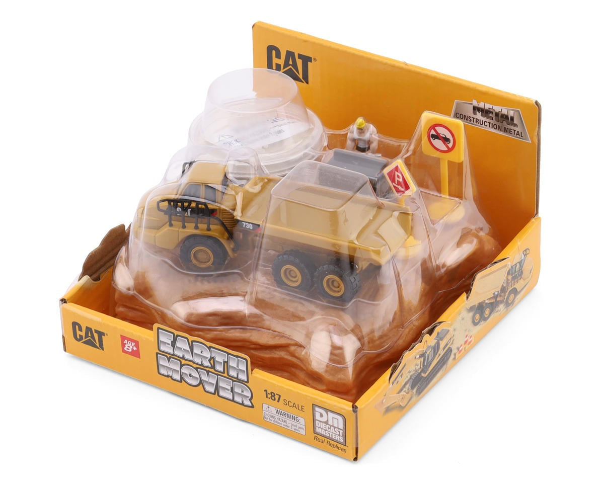 Diecast Masters Earth Mover 1/87 Cat® 730 Articulated Truck Playset