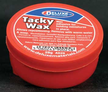 Deluxe Materials Tacky Wax Figure Adhesive -- 1oz 28g - DLMAD29