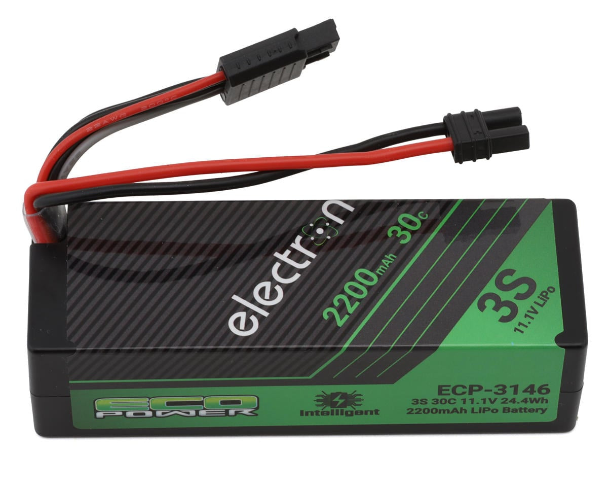 EcoPower "Electron" 3S 30C Intelligent LiPo Battery w/EC2 Plug (11.1V/2200mAh)