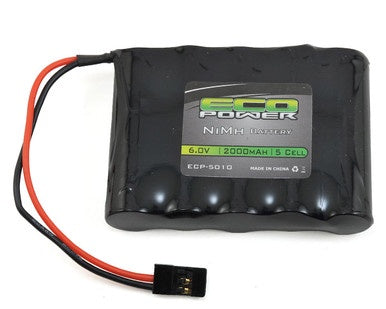 EcoPower EcoPower 5-Cell NiMH AA SBS-Flat Receiver Battery (6V/2000mAh) - ECP5010