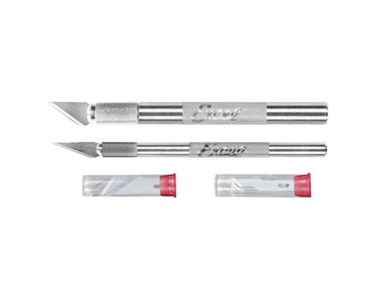 Excel K1 & K2 Hobby Knives Set w/10 Blades