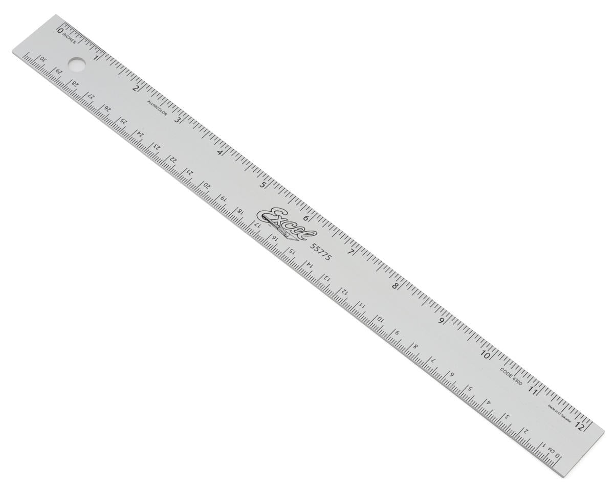 Excel 12" Aluminum Deluxe Conversion Ruler
