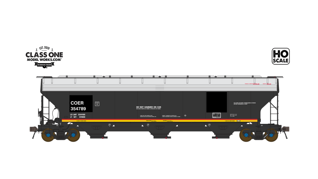 Class One Model Works ARI 5200 Hopper - CRAB ORCHARD AND EGYPTIAN - COER # 355103