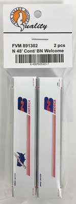 Fox Valley Models N 48' CONTAINER BN-WELCO - FVM891302