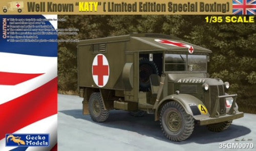 Gecko Models 1/35 WWII KATY BRITISH HEAVY MILITARY AMBULANCE - GKO350070