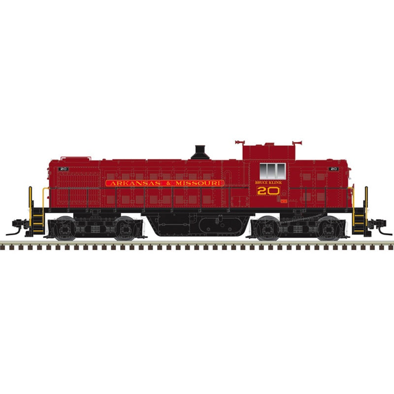 Atlas HO Alco RS1 - LokSound and DCC - Master(R) -- Arkansas & Missouri #20 (maroon, red)