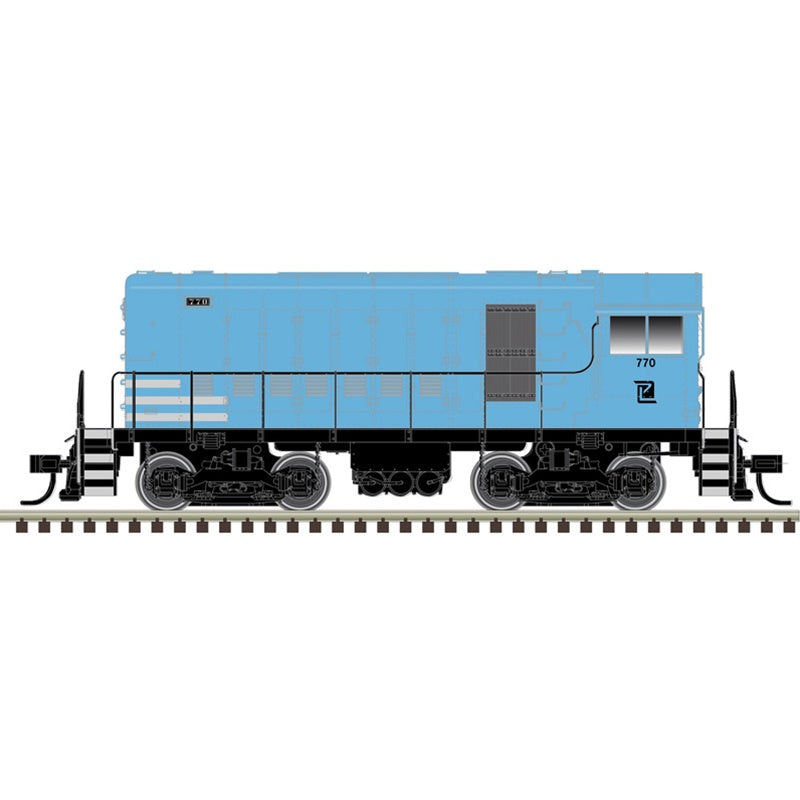 Atlas HO Alco HH660 - LokSound and DCC - Master(R) -- Port of Longview #770 (blue, black)